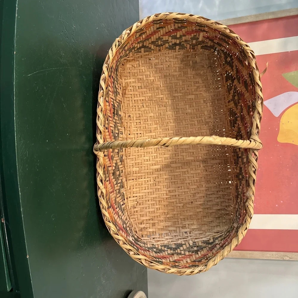 Large Rectangle Choctaw Basket Look at pics closely